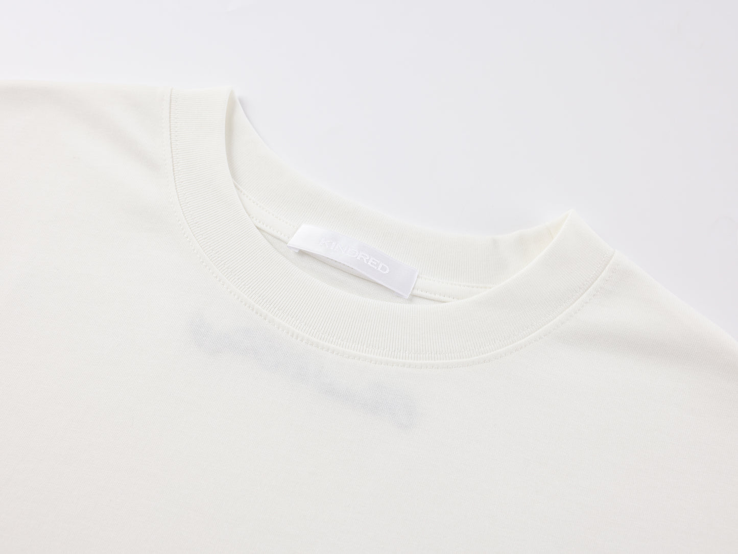 EMBROIDERED SIGNATURE T - IVORY