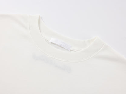 EMBROIDERED SIGNATURE T - IVORY