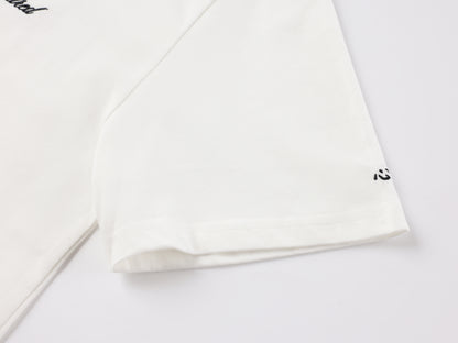 EMBROIDERED SIGNATURE T - IVORY