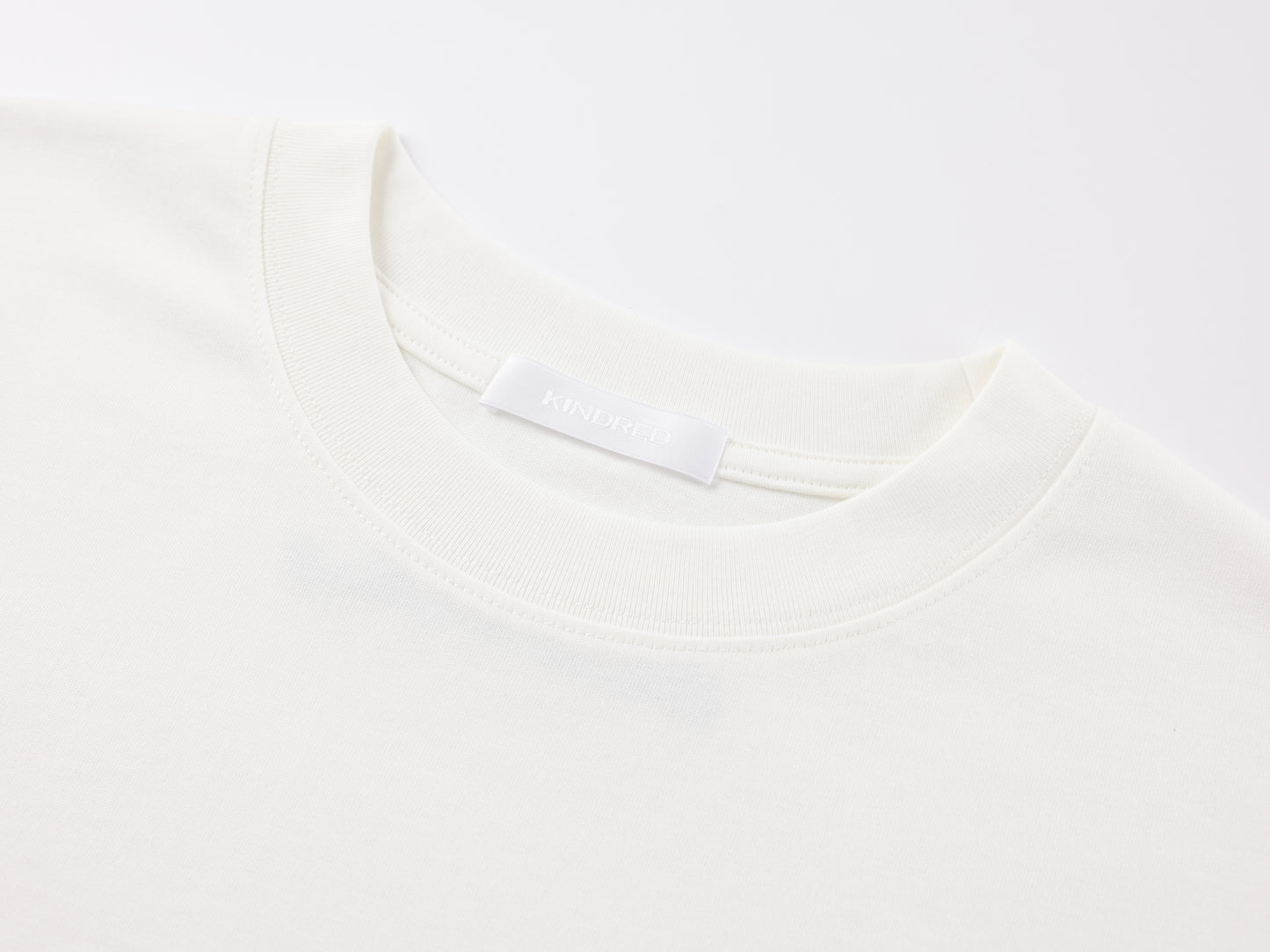 EMBROIDERED SIGNATURE T - ICE BLUE