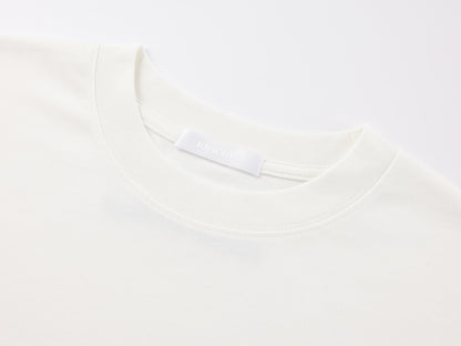 EMBROIDERED SIGNATURE T - ICE BLUE
