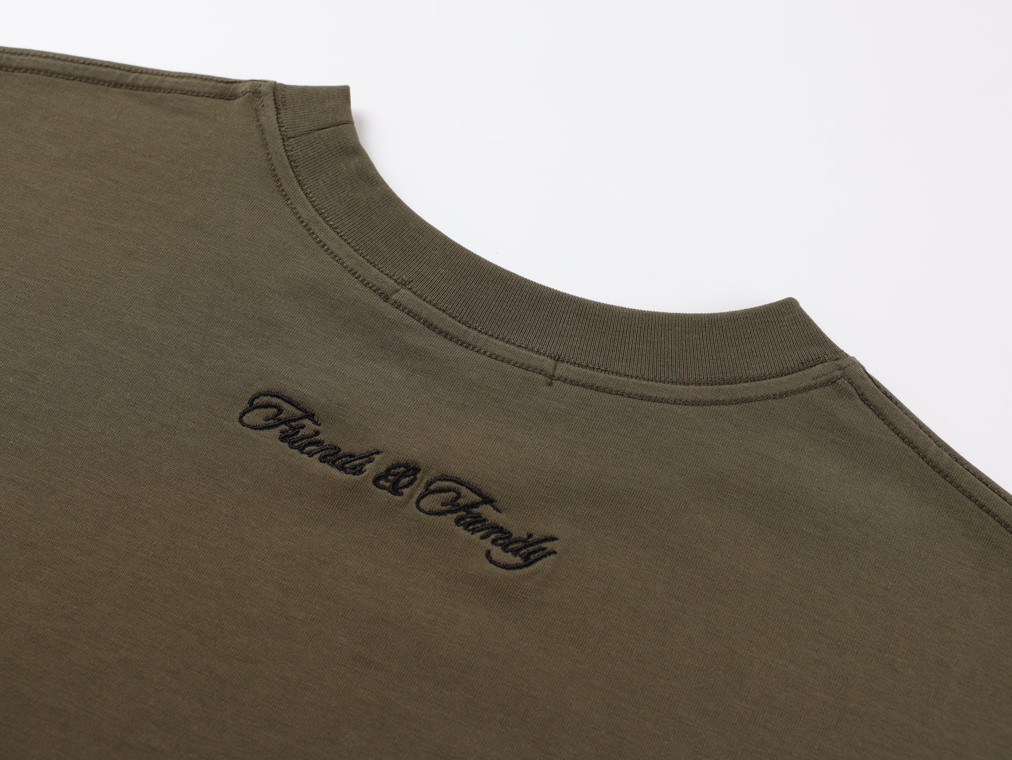 EMBROIDERED SIGNATURE T - SAGE