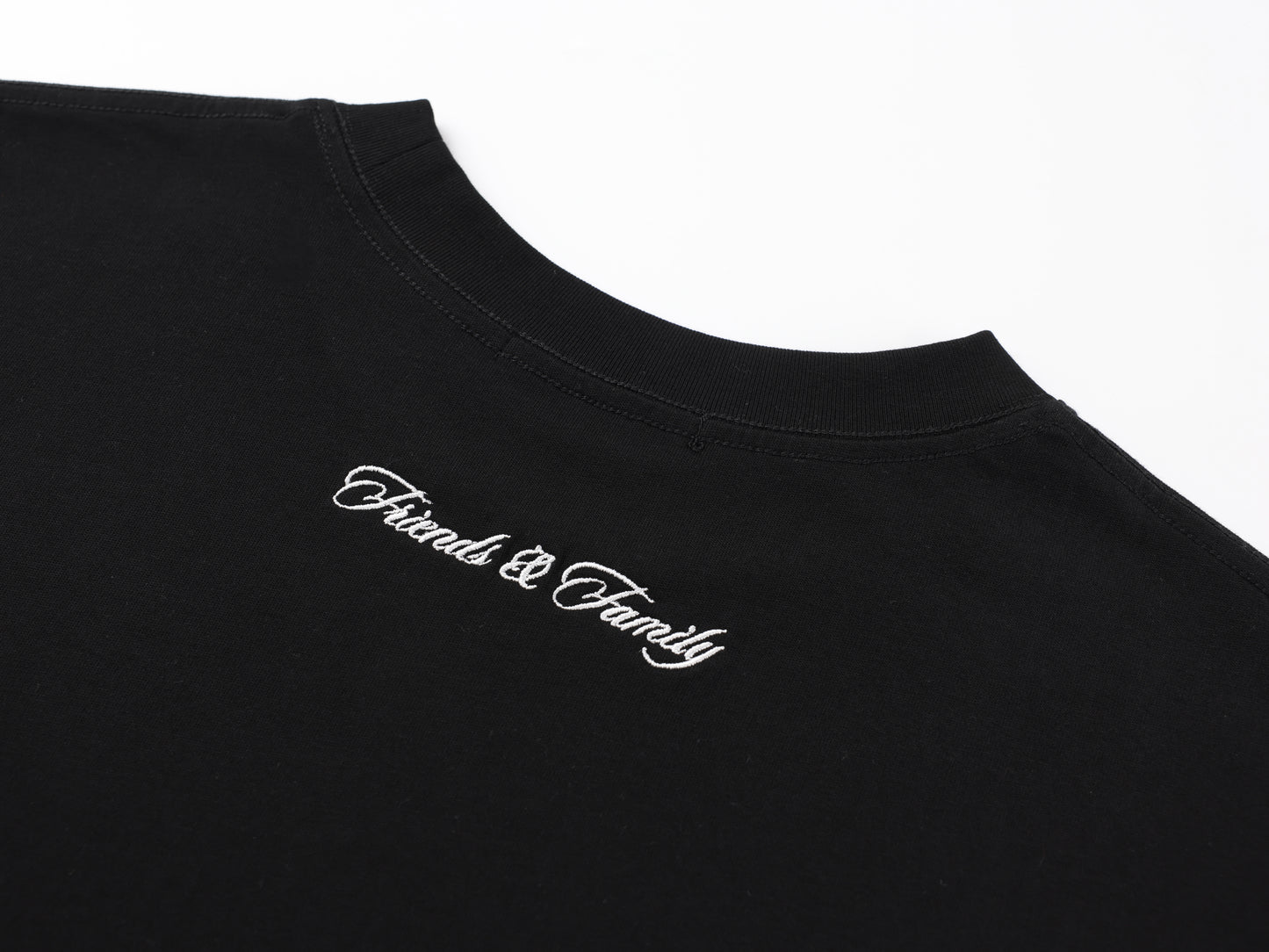EMBROIDERED SIGNATURE T - NOIR