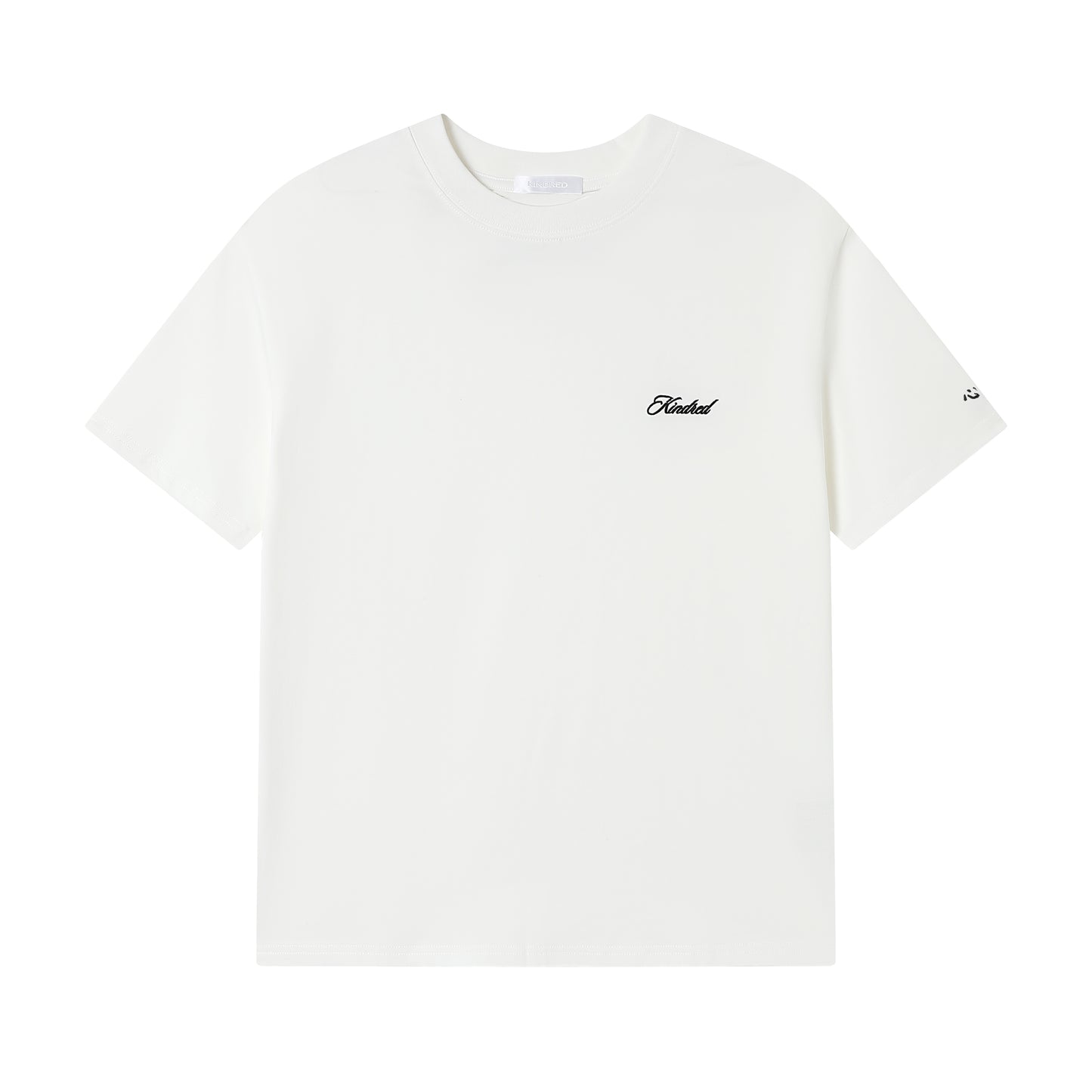 EMBROIDERED SIGNATURE T - IVORY