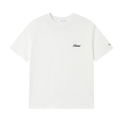 EMBROIDERED SIGNATURE T - IVORY