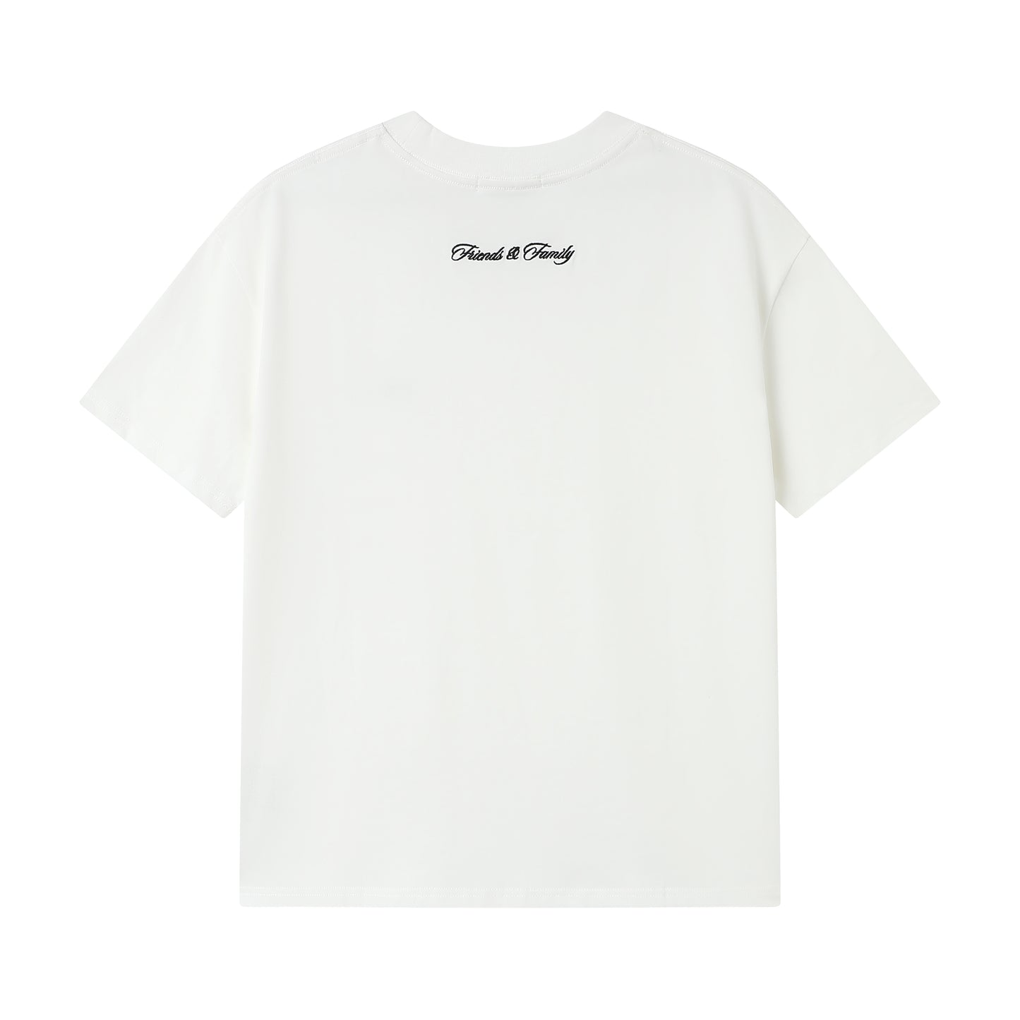 EMBROIDERED SIGNATURE T - IVORY