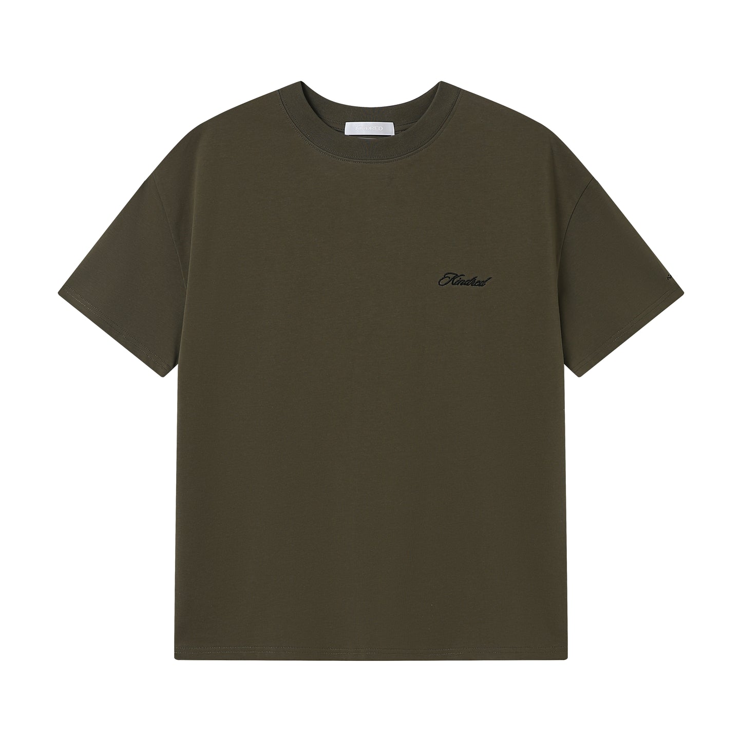 EMBROIDERED SIGNATURE T - SAGE