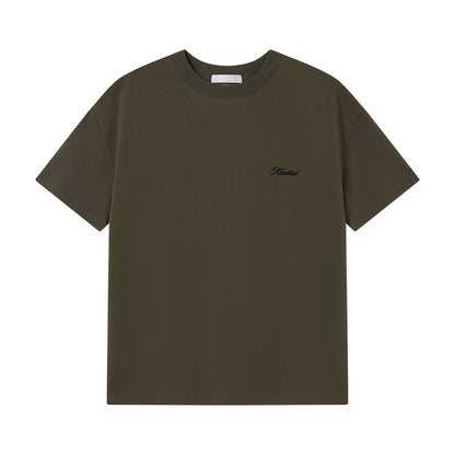 EMBROIDERED SIGNATURE T - SAGE