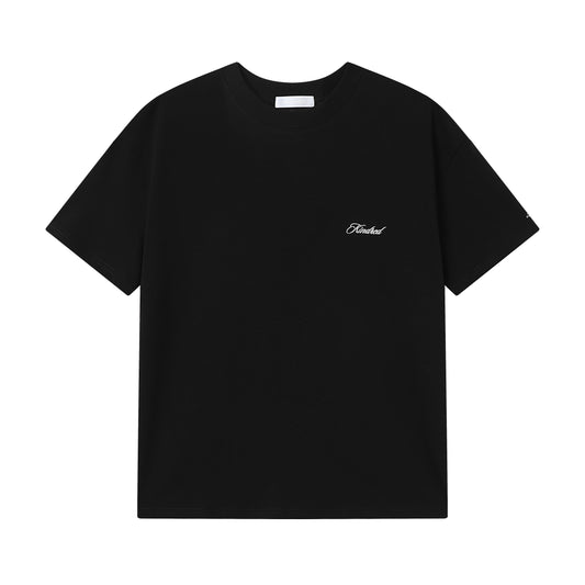 EMBROIDERED SIGNATURE T - NOIR