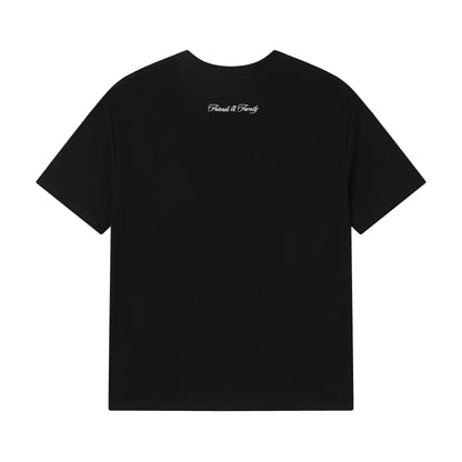 EMBROIDERED SIGNATURE T - NOIR