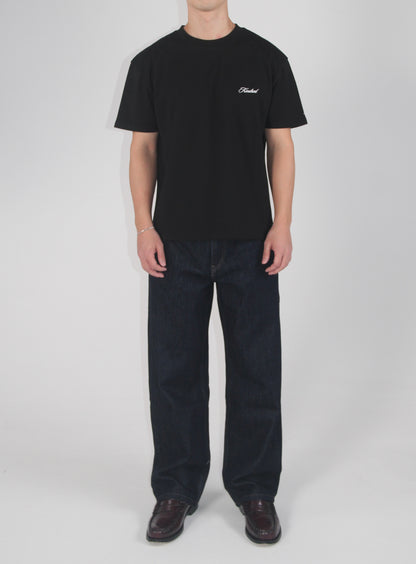 EMBROIDERED SIGNATURE T - NOIR